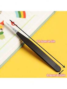 Yiwu Qiyou Accessories Co., LTD 2支/套，粉色和黑色可选，可爱镊子，情人节配色，弯头+直头，珠宝制作镊子，适合DIY珠宝制作和剪贴簿制作。 - 2件-1套 - 查看 7