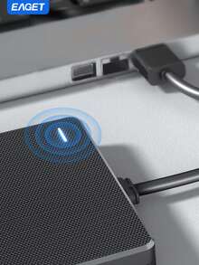 6.35 厘米 SATA 转 USB 3.0/2.0 外置硬盘盒，带 USB 线 - 免工具、UASP 支持、耐用塑料外壳，适用于笔记本电脑和台式电脑（不含 HDD/SSD）