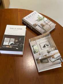 Modern Foldable Fake Book Decor, Minimalist Decorative Book Shelf Desktop Ornament Decorative Books For Home Decor -Faux Books Stylish Decoration Rustic Farmhouse Stacked Display Book Shelf Decor For Living Room, Aesthetic Books For Shelf Decor, Coffee Table Centerpiece, Ideal Festive Gift For Home Enthusiasts & Interior Design Lovers Must - Have Holiday & Home Decor Essential