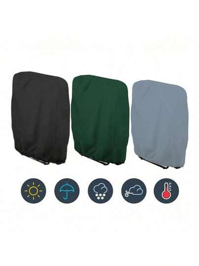1 pieza/2 piezas Fundas para sillas plegables para exteriores - Fundas de almacenamiento para sillas plegables, fáciles de usar y convenientes de guardar, aptas para usar en cualquier clima (20/34*An34*Al110cm)
