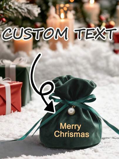 Customized Christmas Gift Bags, Personalized Christmas Bags, Customized Names And Blessings, Christmas Party Gift Bags, Christmas Tree Decorations, Christmas Eve Family Party Gift Decorations, As The Best Gifts For Parents And Friends.