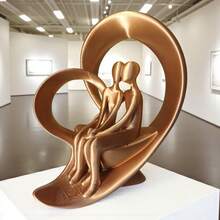 Minimalist Decorative Statue Gift Family Love Union Colors Gift Gifts - 銅金 - 查看 3