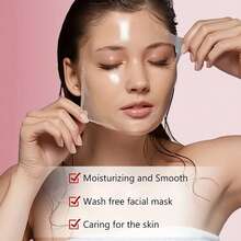 XIOIMY 买一送一胶原蛋白和生物素面膜 - 无酒精，深层补水，增强皮肤弹性，提亮肤色，增强皮肤光泽，胶原蛋白面膜