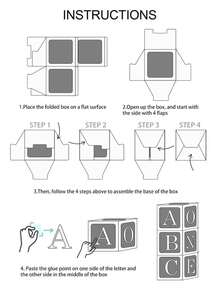 Hộp thư mini trong suốt, hộp bóng bay in tên theo yêu cầu dùng trang trí sinh nhật, đám cưới, tiệc sinh nhật lần thứ nhất / dành cho người yêu / người thương / em bé, hộp trong suốt lớn trang trí Giáng sinh, trang trí tiệc ngày lễ, trang trí nhà cửa, trang trí lò sưởi, hộp trang trí phòng tắm. - màu đen - Xem 4