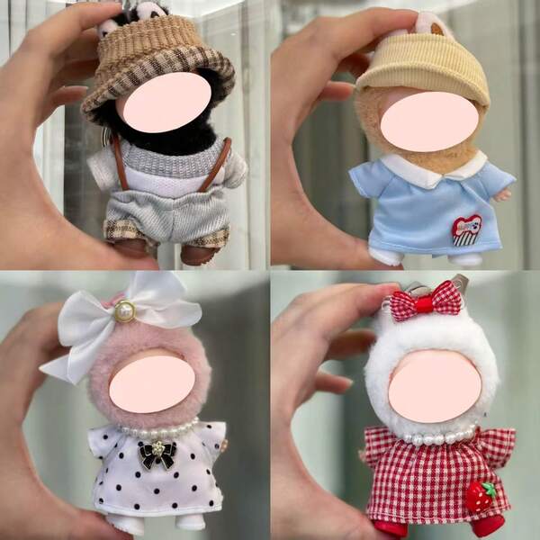 4.0 MiniLABUBU Dress, 4th Generation For LABUBU Dress Outfit, Blind Box Accessory (Doll Not Included)