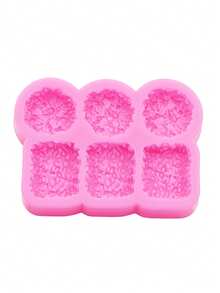 1 peça de molde de silicone líquido rosa, coração, redemoinho, pentagrama, coração, molde em forma de amor para fazer sorvete realista, doces, macarrão instantâneo, acessórios de joias de resina, adequado para chapéus, grampos de cabelo, elásticos de cabelo, sapatos, acessórios decorativos - Rosa - Ver 17