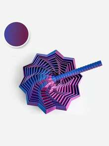 1 件 3D 打印星形多边形减压玩具，三维折叠结构指尖减压，视觉和听觉舒缓玩具，桌面装饰，圣诞礼物，生日派对礼物，理想节日礼物。