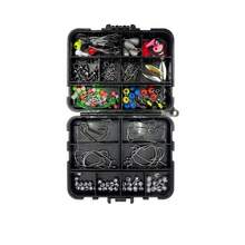 1/187/264/265pcs Ultimate Lure Fishing Tackle Set - Portable Complete Kit With Crank Hooks, Swivels, Sinkers & Various Accessories For Anglers Fishing Gear, The Perfect Christmas Gift For Winter Fishing, Night Fishing - Multicolor - View 6