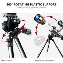 Kinder-Hochauflösungsteleskop, kleines Brechungsteleskop, wissenschaftliches Spielzeug zur Stern- und Mondbeobachtung