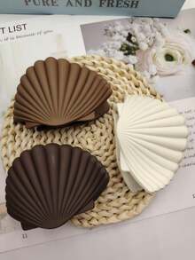 1pc/2pcs/3pcs/6pcs/8pcs New Shell Claw Clips, Flat Hair Clips With High-End Feel, Large Size Duck Clip For Updo Hairstyles Elegant Hair Accessories Winter Hair Clutch