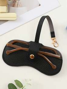 1pc Foldable Sunglasses Case, Eyeglasses Storage Box, Unisex Travel Glasses Case