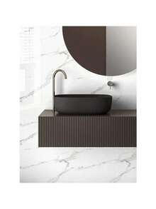 Papel de parede autoadesivo em vinil com estampa de mármore (1 rolo). Ideal para mesas, bancadas de cozinha, armários, guarda-roupas, mesas de jantar e outras decorações de casa. Perfeito para decorar quartos e salas de estar. Fácil de aplicar e remover, ideal para decoração de paredes.