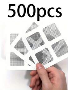 500 pezzi/1 pezzo Adesivo antitappeto per scarico, Filtro per capelli riutilizzabile per scarico doccia, adatto per doccia, vasca da bagno, lavandino da cucina, lavanderia, bagno domestico e scarico del water, drenaggio rapido e facile manutenzione, scelta ideale per regali di Natale.