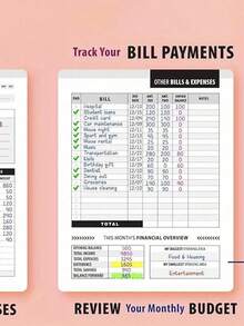 Manual de gestión de pagos de facturas: un libro para registrar facturas, pagos, ahorros y presupuestos. Adecuado para estudiantes, familias, empresas y negocios, es un regalo ideal para Halloween, Nochebuena y Año Nuevo.