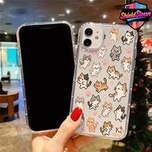 Cute Pixel Art Cat Transparent Phone Case For IPhone 16 Pro Max, Compatible With 16, 15 Pro, 14 Plus, 13, 12 Pro, 11 Pro Max, X, And XS Max, Perfect For Young People And Cat Lovers. - 透明的 - 查看 8
