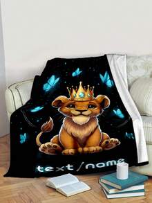 1 pătură cu nume personalizată pentru pat, canapea multifuncțională pentru sufragerie, plajă, camping, animale de companie, pătură de lenjerie de pat personalizată pentru familie/animal de companie/cuplu, cadouri de Crăciun personalizate, cadou pentru familie, cadouri de ziua de naștere, cadou pentru prieten, cadou pentru ea, cadou pentru fiu/fiică