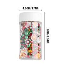 Paillettes de Noël pour la décoration de gâteaux, étoiles d'arbre de Noël, perles rouges. Paillettes de fête de Noël pour les décorations de cupcakes, biscuits, glaces. - Multicolore - Voir 3