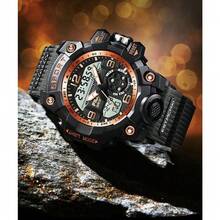 FILA 数字运动手表 – 防水、秒表、背光和日期显示 | 优质 NATO 表带，耐用舒适 | 男女通用，适合工作、学校和户外活动