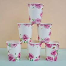10/50/100 chiếc, cốc giấy 9 oz, chủ đề hoa, cốc dùng một lần trong phòng tắm, cốc đựng nước súc miệng, cốc giấy, cốc uống nước dùng một lần, tiệc tùng, cốc giấy gia dụng và văn phòng, dành cho khách, bạn bè, cốc cà phê dùng một lần, cốc đựng nước, cốc đựng nước ép, cốc đựng kẹo và đồ ăn nhẹ, quà tặng cô dâu, quà tặng, phù hợp cho nhiều lễ hội khác nhau, trang trí tiệc, đồ dùng cho bữa tối gia đình, đồ dùng cho tiệc Giáng sinh - Nhiều màu - Xem 5