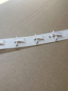 5 peças/10 peças tiras de pendurar para loja de conveniência/supermercado ganchos de exibição de alimentos prateleira pequeno lanche dobrável cartão de pendurar tira de plástico transparente para pendurar