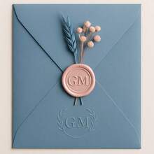 Customized 25mm Wax Seal Stamp Set, Suitable For Wedding Invitations, Wax Melter, Wedding Wax Seal Stamp Set, Personalized Gift Wax Seal - Multicolor - View 9