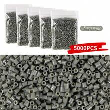1000/2000/5000 piezas Cuentas de fusión mini de 2.6mm Cuentas de hierro de rompecabezas de píxeles Cuentas de fusión Manualidades hechas a mano de alta calidad DIY