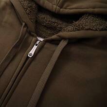 Men's Fashion Hoodies & Sweatshirts Sleeve Fleece Pullover Hooded Hoodies Vintage Sweatshirt Hoodies For Men Zip Uphalloween - Hải quân - Xem 7