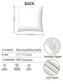 4 piezas, el tema navideño incorpora de manera ingeniosa elementos navideños, como árboles de Navidad, casas de pan de jengibre, etc. Decoración del hogar festiva, diseños alegres, estampados festivos, material de fácil cuidado, fundas duraderas, cojines festivos, cojines decorativos, para compradores de regalos, entusiastas de la Navidad