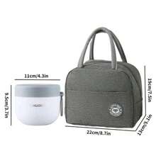 1 set Boîte à bento et boîte à lunch thermique, pot thermique, tasse à soupe portable, tasse à avoine, tasse à lait, tasse à petit-déjeuner, tasse à salade, convient pour l'école, le pique-nique, parfait pour la soupe, l'avoine, le lait de soja, la maison, les voyages et l'extérieur, idéal pour le camping et les fêtes