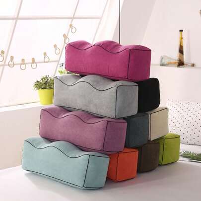 孕妇专用记忆棉腿部支撑枕，抬高式靠垫，聚酯纤维填充，孕妇枕，孕期腿部理疗枕，符合人体工学设计，可压缩柔软支撑，枕套可拆卸水洗，适用于床和沙发，促进血液循环，多种颜色可选，沙发枕，装饰枕，床用装饰枕，可爱抱枕