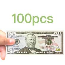 20PCS 3*1.2cm Mini $50 Props,100PCS 11.6*4.8cm Small Size 100 Dollar Prop Paper,100PCS Regular Size $10, $20, $50, New And Old $100 Prop Paper, Simulated Dollar Prop Paper, Prank Props, Magic Movie Prop Paper, Collectible Commemorative Display Prop Paper, Birthday Holiday Gifts, Halloween, Christmas Dollar Prop Gifts, Dollar Prop Decoration
