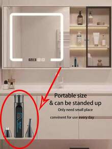 Kemei Trimmer elettrico per peli del naso KM-277, rimozione dei peli del viso, trimmer per peli del naso mini, tosatore portatile indolore, rimozione dei peli della parte superiore del labbro, rimozione dei peli intimi del bikini 3 in 1, trimmer per sopracciglia elettrico ricaricabile USB, rimozione dei peli del viso mini portatile