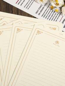 ورق رسائل وردي، ورق قرطاسية مكتبي، ورق كتابة، ورق رسائل، ورق بطاقات، ورق، قرطاسية، حروف حب بسيطة، ورق رسائل بخط واحد وخطين، ورق مادي