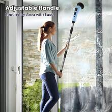 Electric Spin Scrubber, Cordless Cleaning Brush With 9 Replaceable Brush Heads, Tub And Floor Tile 360 Power Scrubber Dual Speed With Adjustable & Detachable Handle For Bathroom Kitchen Car - 藍色 - 查看 4