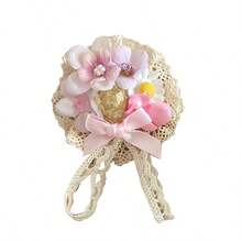 1 Stück süßer Stoff Gartenhut Kühlschrankmagnet, geeignet für Zuhause, Büro, Auto, Aufbewahrungsschrank, Schranktür Dekoration - leuchtende Farben, langanhaltend und leicht zu reinigen, toll als Geschenk und Dekoration, Kühlschrankmagnet, Bürodekoration, lustiges Design