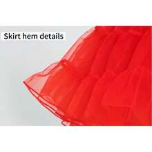 1pc Solid Color Polyester Petticoat Lolita Dog Skirt, 4-Layer Soft Tulle 60cm Boneless Soft Girl Cosplay Lolita Petticoat, All Season
