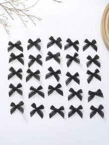 30/50/100 件纯色丝带蝴蝶结、内衣配件、袜子配件、丝带蝴蝶结、丝绸蝴蝶结、礼品、礼盒装饰、包装、装饰用品、丝带蝴蝶结