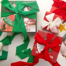 1 Rolle/3 Rollen DIY handgemachtes Quasten Stoff Geschenkverpackung Chiffon Band, 3,8 cm x 5 m Fransen Kanten Bänder, Bänder geeignet für Hochzeitseinladungen, Weihnachtsgeschenk Dekoration, DIY Basteln, Schleifen Herstellen, Hochzeitsdekoration, Brautstrauß, Geschenkverpackung, Party Dekorationen (Rot)