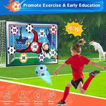 Kickball Children's Football Shooting Game, Intelligent Fitness Fun Toy, Suitable For Boys And Girls In Autumn, Hook And Loop Football Throwing Cloth Game, Reusable, Outdoor Football Training Target For Early Winter, Perfect Gift For Parent-Child Indoor/Outdoor Leisure, Festivals, Parties, Birthdays, Halloween, Christmas