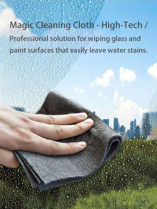5 piezas de paños de limpieza mágicos de 30x30cm, limpiacristales sin rayas, trapos absorbentes sin pelusa para uso doméstico