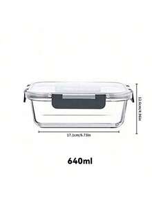 3 szt./zestaw pojemników do przechowywania żywności 360/630/1030 ml - pudełka do przygotowywania posiłków do biura, na powrót do szkoły, przenośne, zewnętrzne szklane pojemniki bento do przechowywania żywności z pokrywkami, składane szklane pojemniki do przygotowywania posiłków z pokrywkami, hermetyczne szklane słoiki do przechowywania