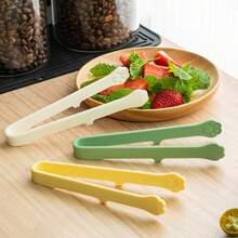 2 pezzi Mini pinze per alimenti in silicone, a forma di zampa di gatto, adatte per patatine, frutta, cubetti di ghiaccio, torte, pane, zollette di zucchero - Multicolore - Visualizzare 5
