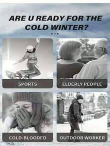 Men's Outdoor Sports Heated Clothing Men's Winter Outdoor Sports Smart Heated Vest Autumn & Winter Warm Heated Jacket/Coat - màu đen - Xem 7