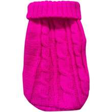 Dog Sweater, Warm Dog Sweaters For Small Dogs Medium Large Dogs, Cute Winter Classic Turtleneck Pet Sweater Cat Sweater Dog Clothes Coat Dog Christmas Sweaters For Girls Boys Dog Puppy Cat - 玫紅粉 - 查看 6