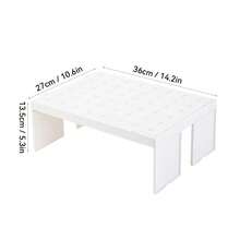 1 pièce Étagère de rangement pour tasses de placard, support empilable pour tasses de placard, grande capacité d'organisation et de rangement de cuisine, étagère de rangement en couches gain de place, support de rangement multifonction amovible pour tasses, mugs, couverts et ustensiles de cuisine