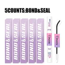 10/5/3/1 unidades Pegamento y sellador de pestañas de 10ml, removedor de 5ml, resistente al agua y de larga duración para uso todo el día, 2 en 1 para extensiones de pestañas DIY