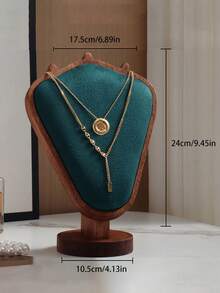 1 قطعة رف مجوهرات أنيق من الجوز، تصميم عصري لعرض العقود والقلائد، ملمس فخم وجودة عالية، مثالي لتزيين غرفة النوم أو صالة العرض، متوفر بألوان متعددة تناسب جميع الأذواق، هدية مثالية في المناسبات الخاصة مثل عيد الميلاد أو حفلات الزفاف، يضيف لمسة جمالية وعملية لتنظيم المجوهرات بشكل أنيق. - متعدد الألوان - مشاهدة 25