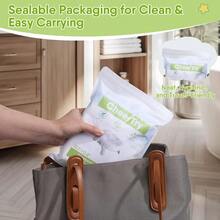 20pcs Potty Liners, 600ML Water Super-Absorbent Potty Bags, Thick & Tear-Resistant, Drawstring Opening & Easy To Tie, Fits Most Potty Chairs,16cm*12cm