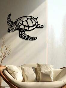 2/1 pièce Décoration murale en métal de tortue de mer, décoration de maison côtière, convient pour la maison, la chambre, la salle de bain, le jardin, la cour, le balcon, le café, décoration murale pour les amateurs de l'océan, décoration de chambre, le meilleur cadeau idéal pour Noël, Halloween, Thanksgiving, pendaison de crémaillère, anniversaire