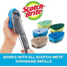 Kit Scotch-Brite Avanzado Antirrayas Control Jabón 1 Palo 5 Esponjas Sin Fugas Ideal Utensilios Antiadh - Vajilla + 6 Recargas - Ver 5